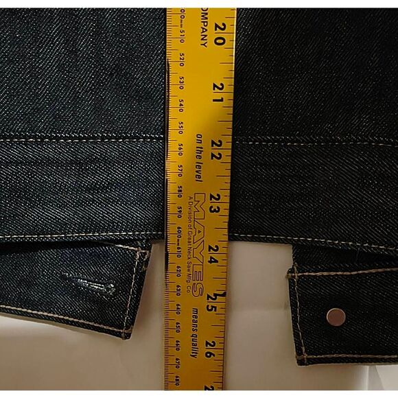 Levi's Classic Trucker jean jacket NWOT Men's Small Dark wash - Picture 6 of 8